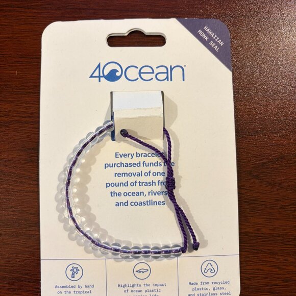4Ocean Jewelry - 4Ocean Recycled Bracelet "Hawaiian Monk Seal"